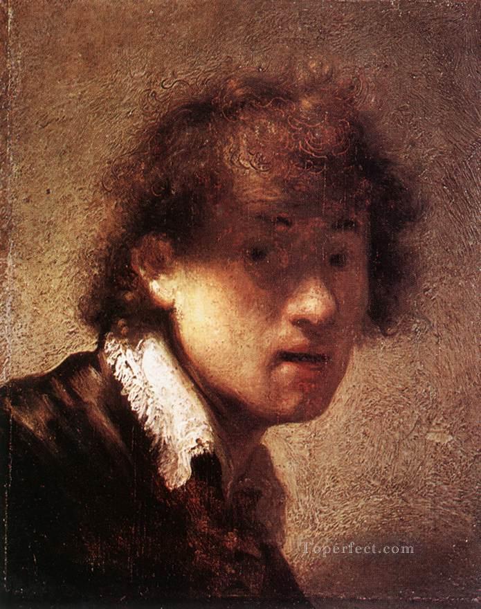 Autorretrato 1629 Rembrandt Pintura al óleo